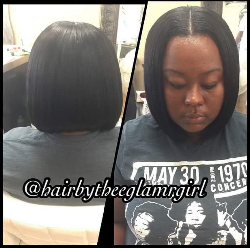 sew in   with minor leave out 